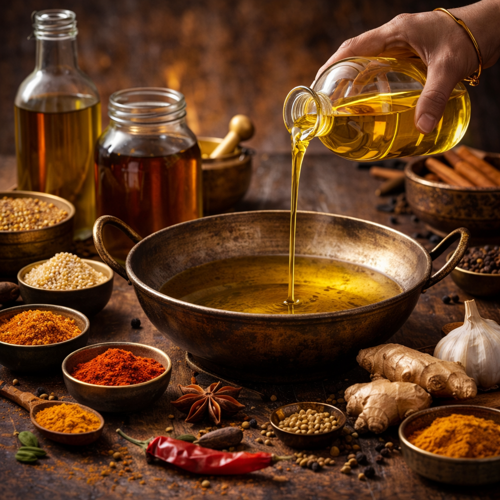 Traditional chana masala recipe made with home-style Indian cooking methods