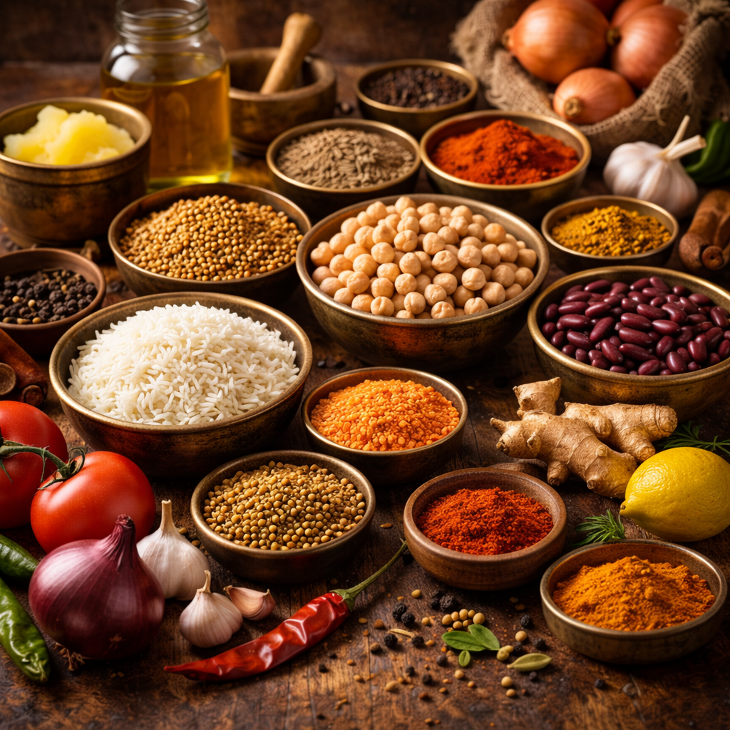 Traditional chana masala recipe made with home-style Indian cooking methods