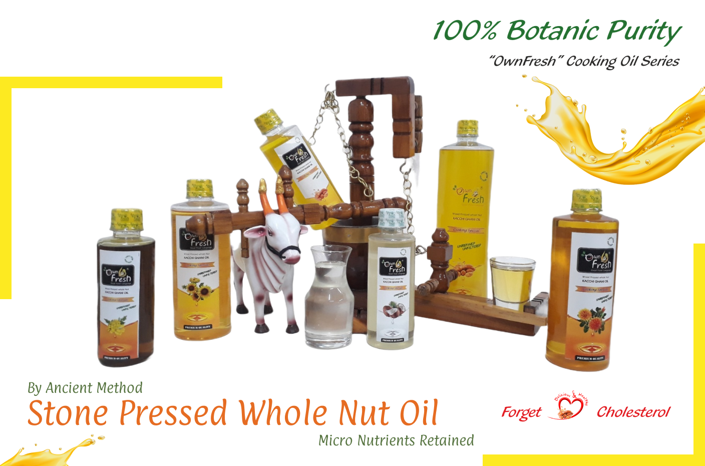 Why Choose OwnFresh? Dedicated to Producing 100% Pure, Stone-Pressed Oils
