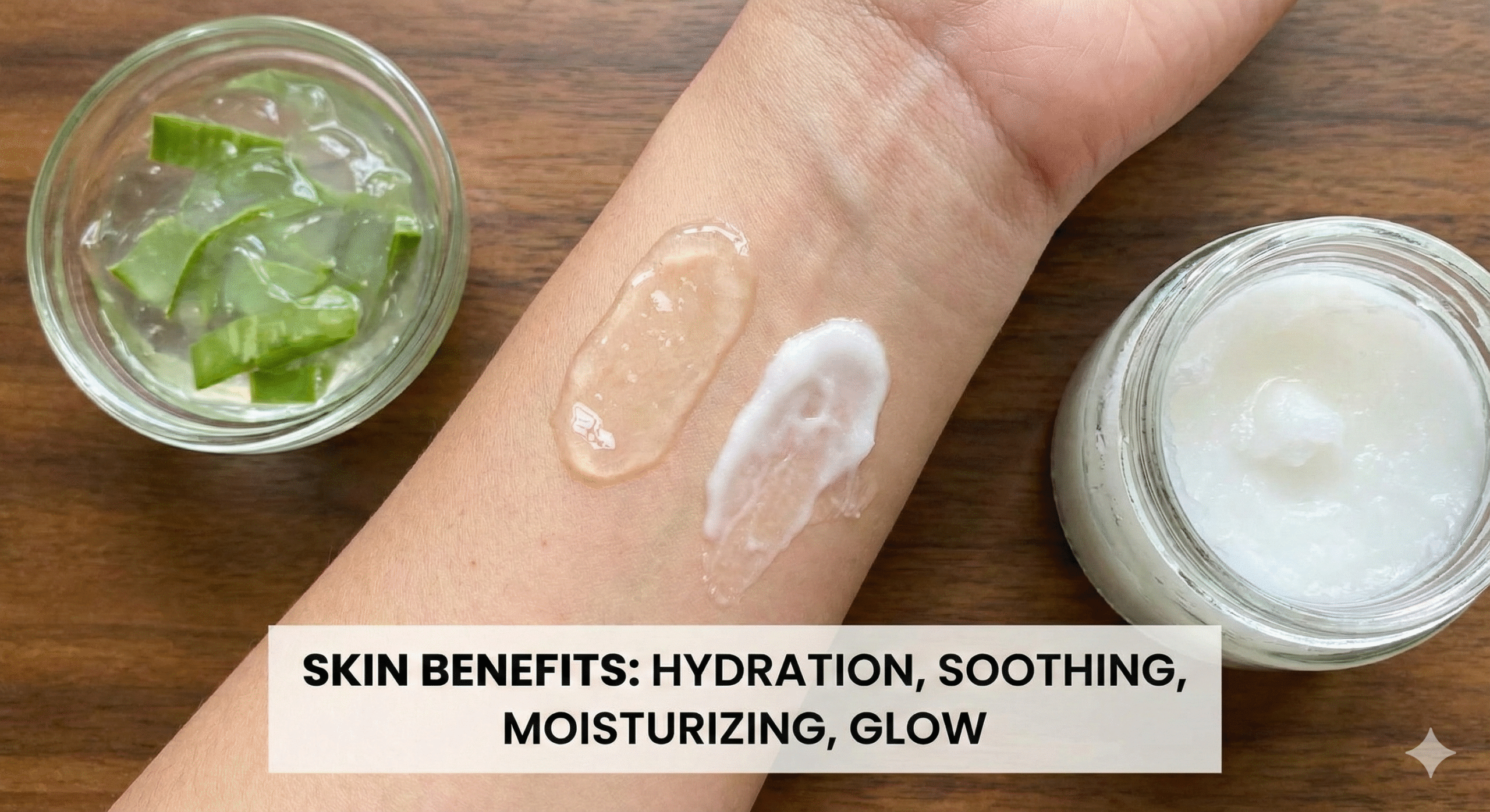 Rediscover natural skin care with aloe vera and coconut oil