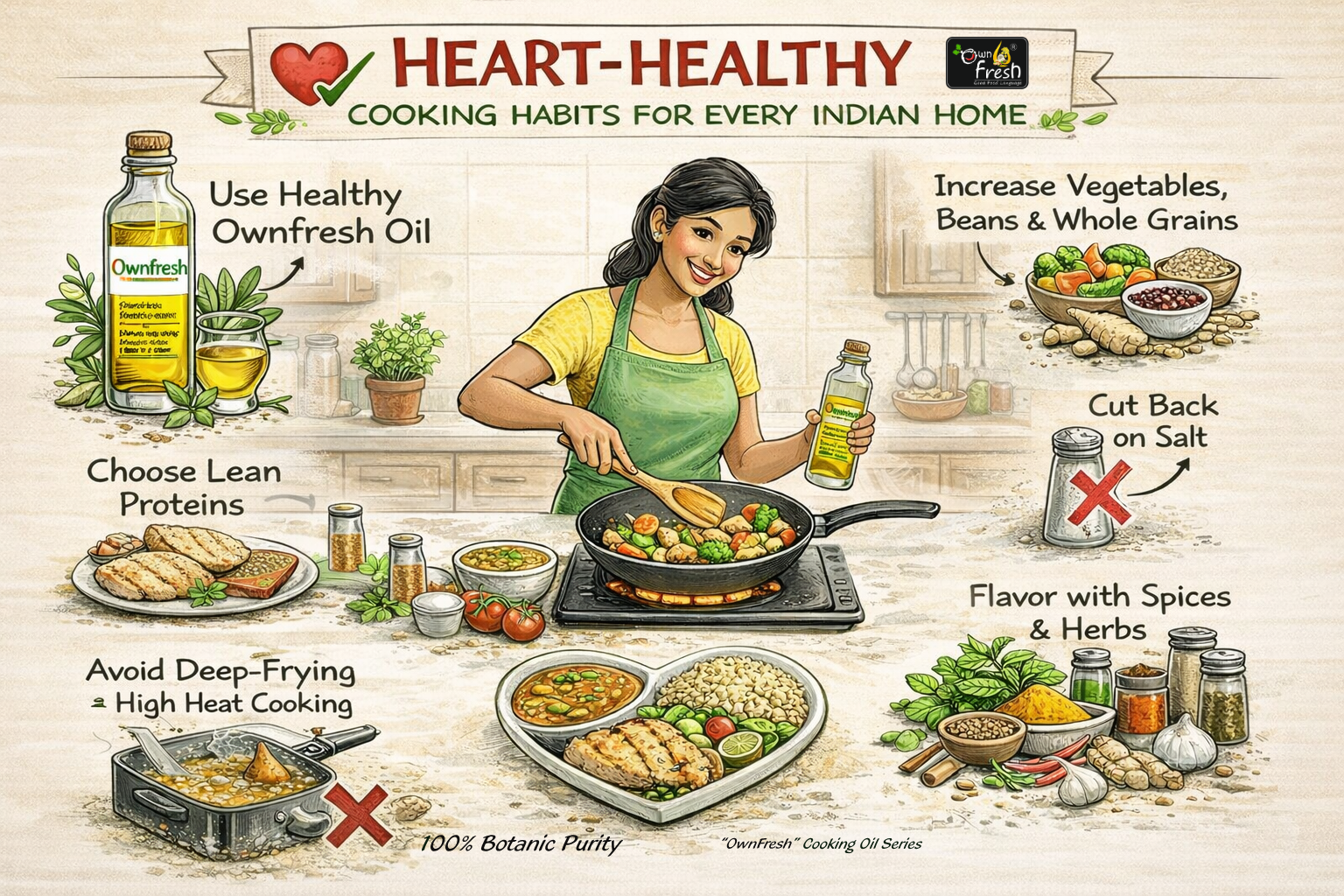 Heart-healthy cooking habits for every Indian home