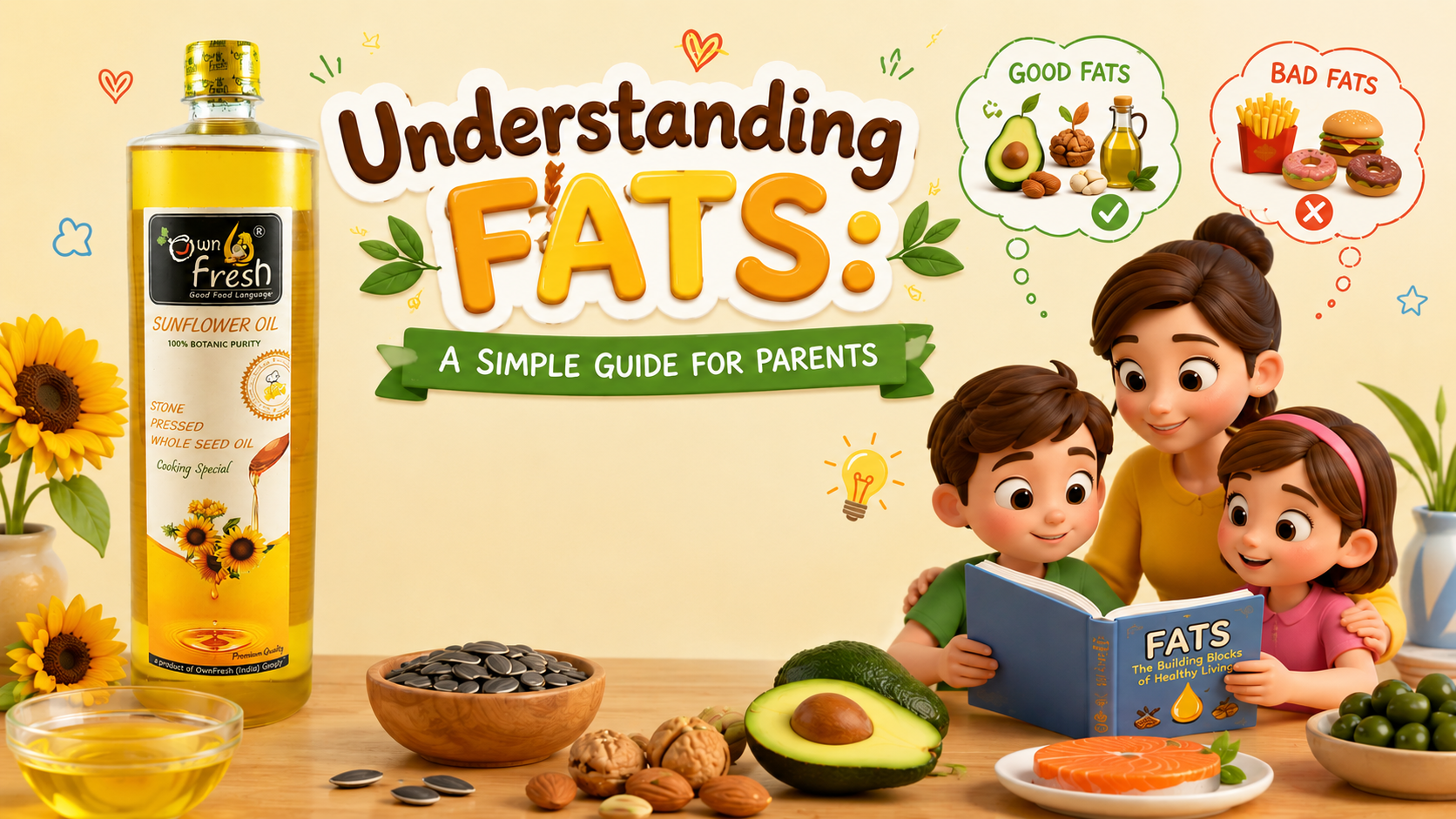 Choosing the right cooking oil matters for your child's health